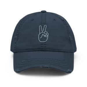 Distressed Dad Hat "Peace" SpotDogLife