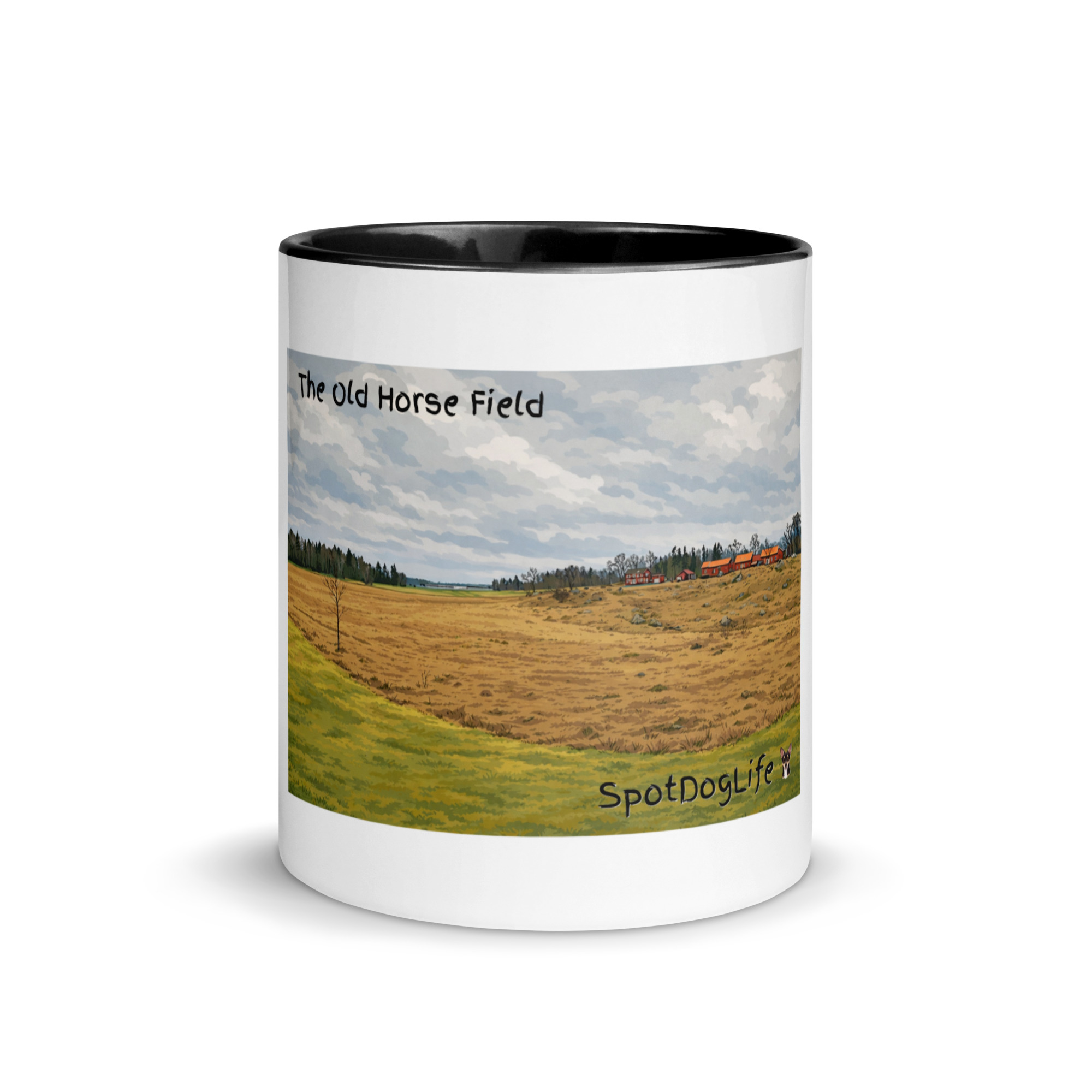 Mug with Color Inside `"Old Horse Field´´ SpotDogLife