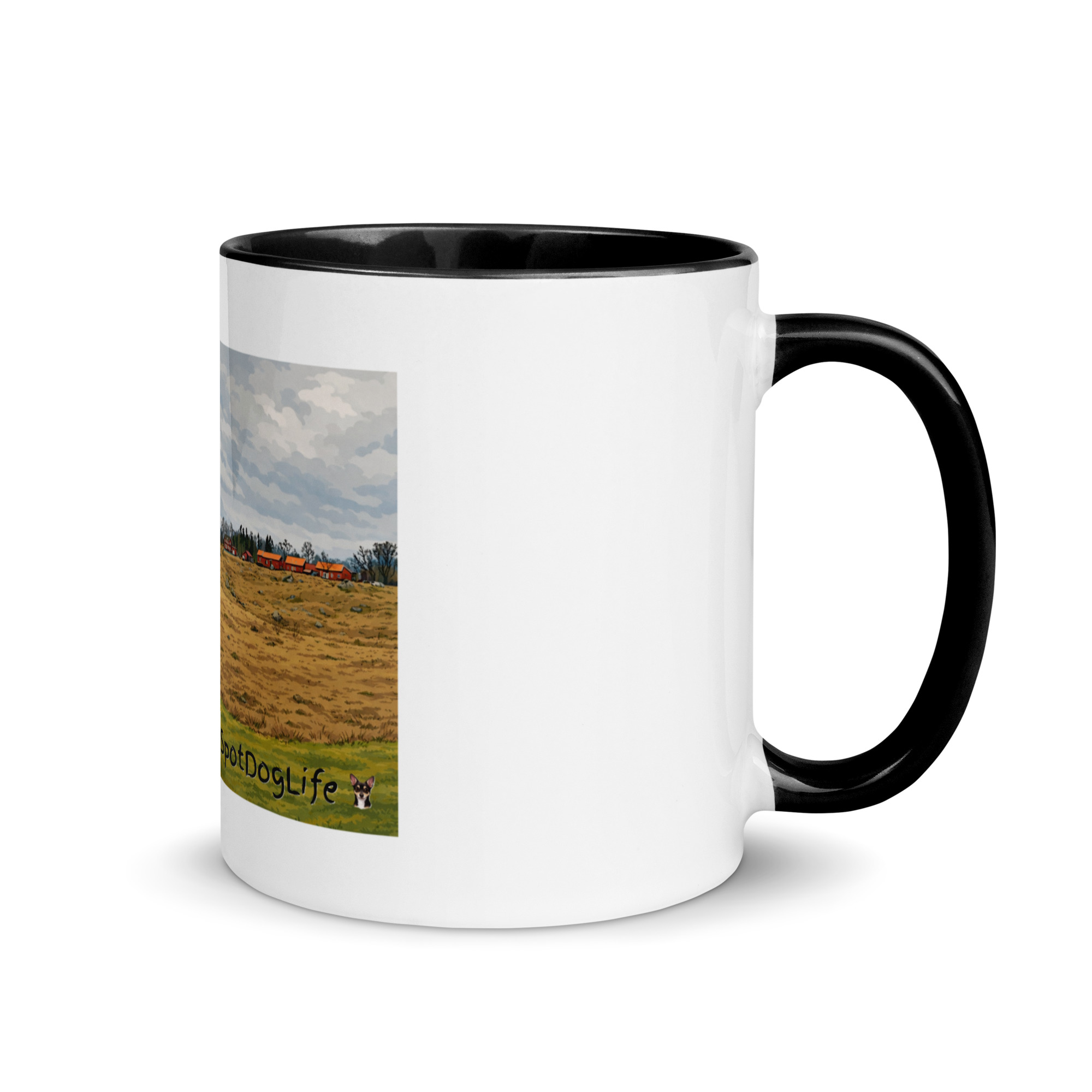 Mug with Color Inside `"Old Horse Field´´ SpotDogLife - Image 9