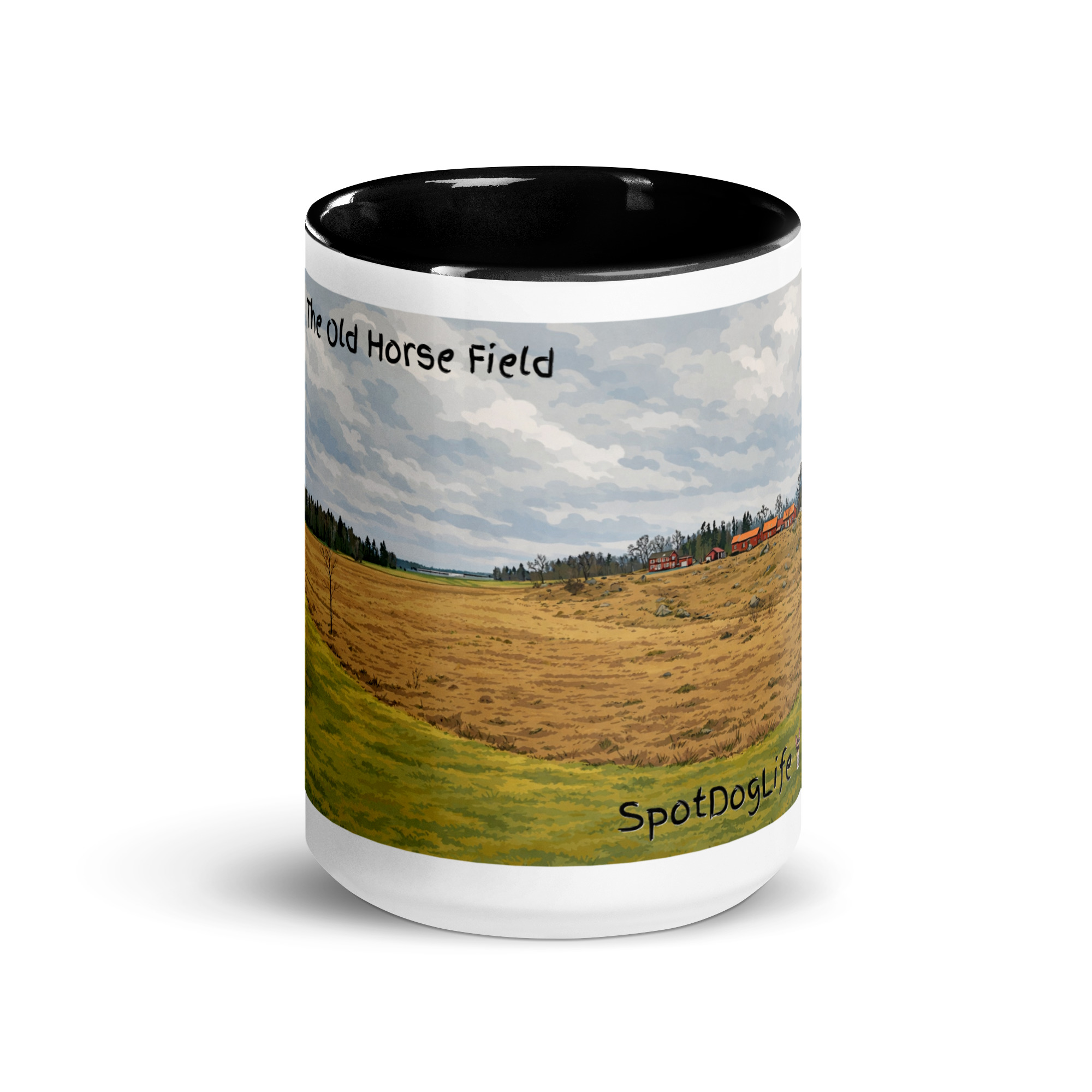 Mug with Color Inside `"Old Horse Field´´ SpotDogLife - Image 13