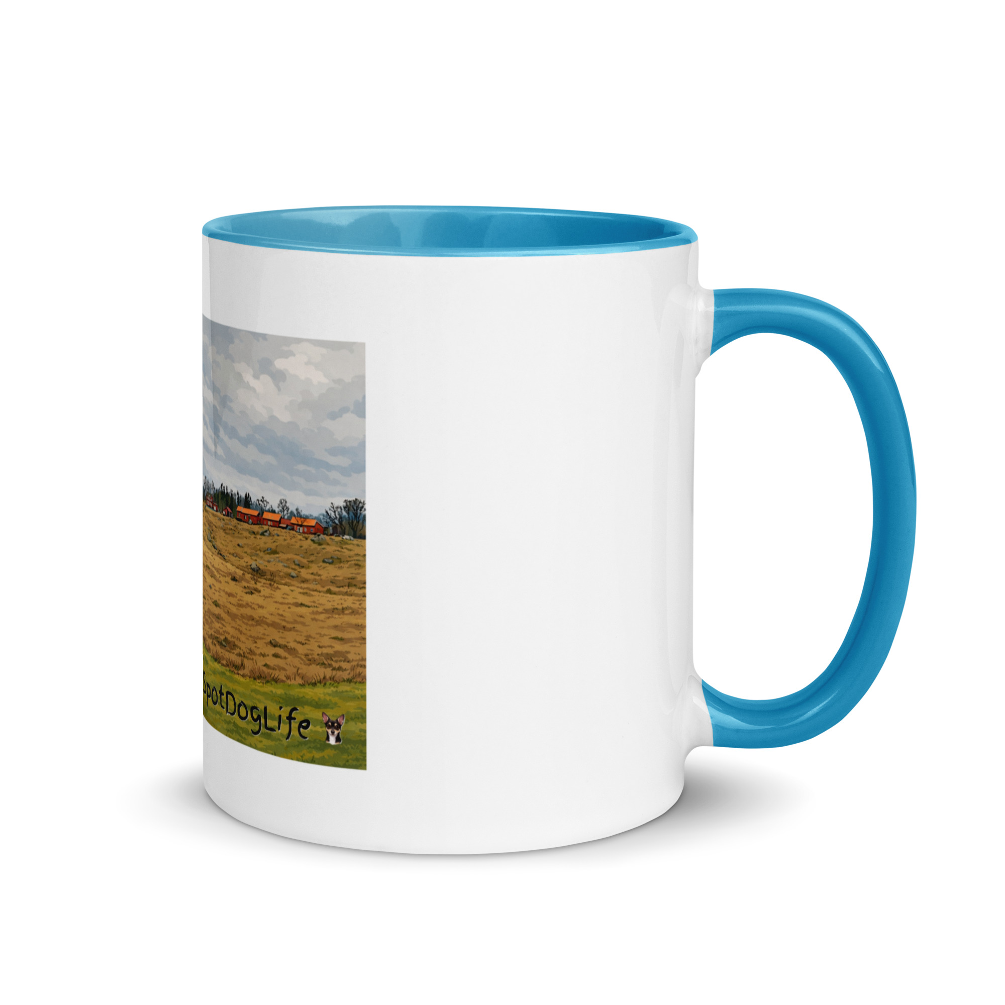 Mug with Color Inside `"Old Horse Field´´ SpotDogLife - Image 11