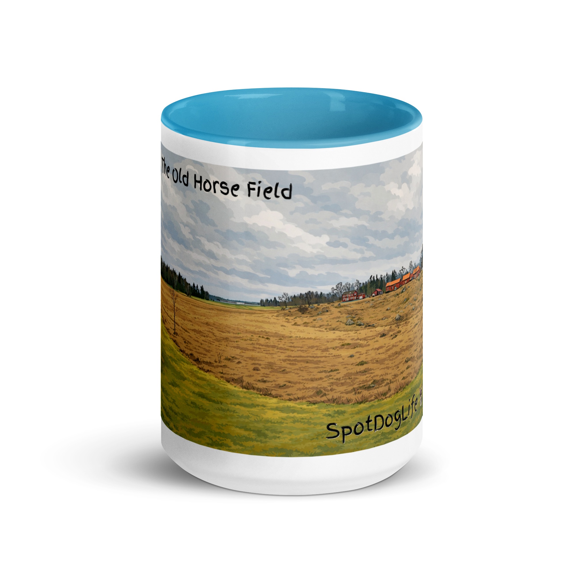 Mug with Color Inside `"Old Horse Field´´ SpotDogLife - Image 15