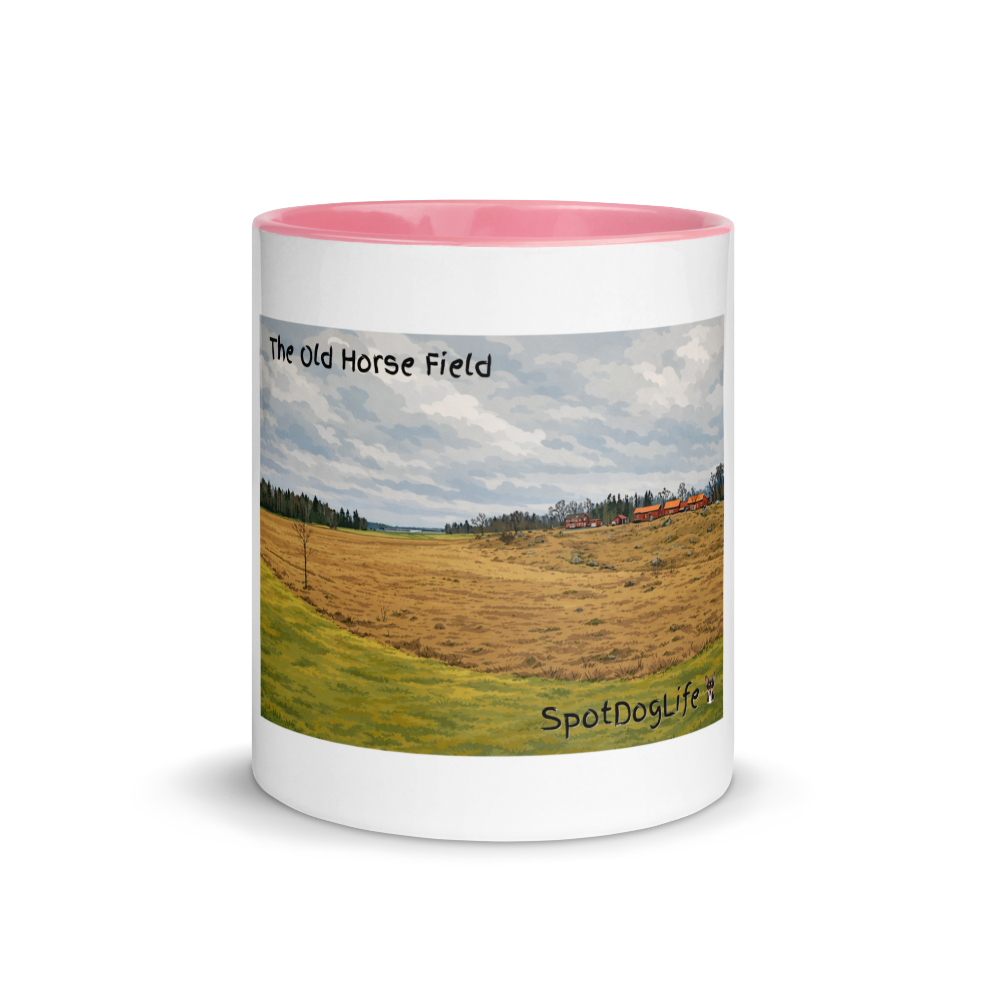 Mug with Color Inside `"Old Horse Field´´ SpotDogLife - Image 4