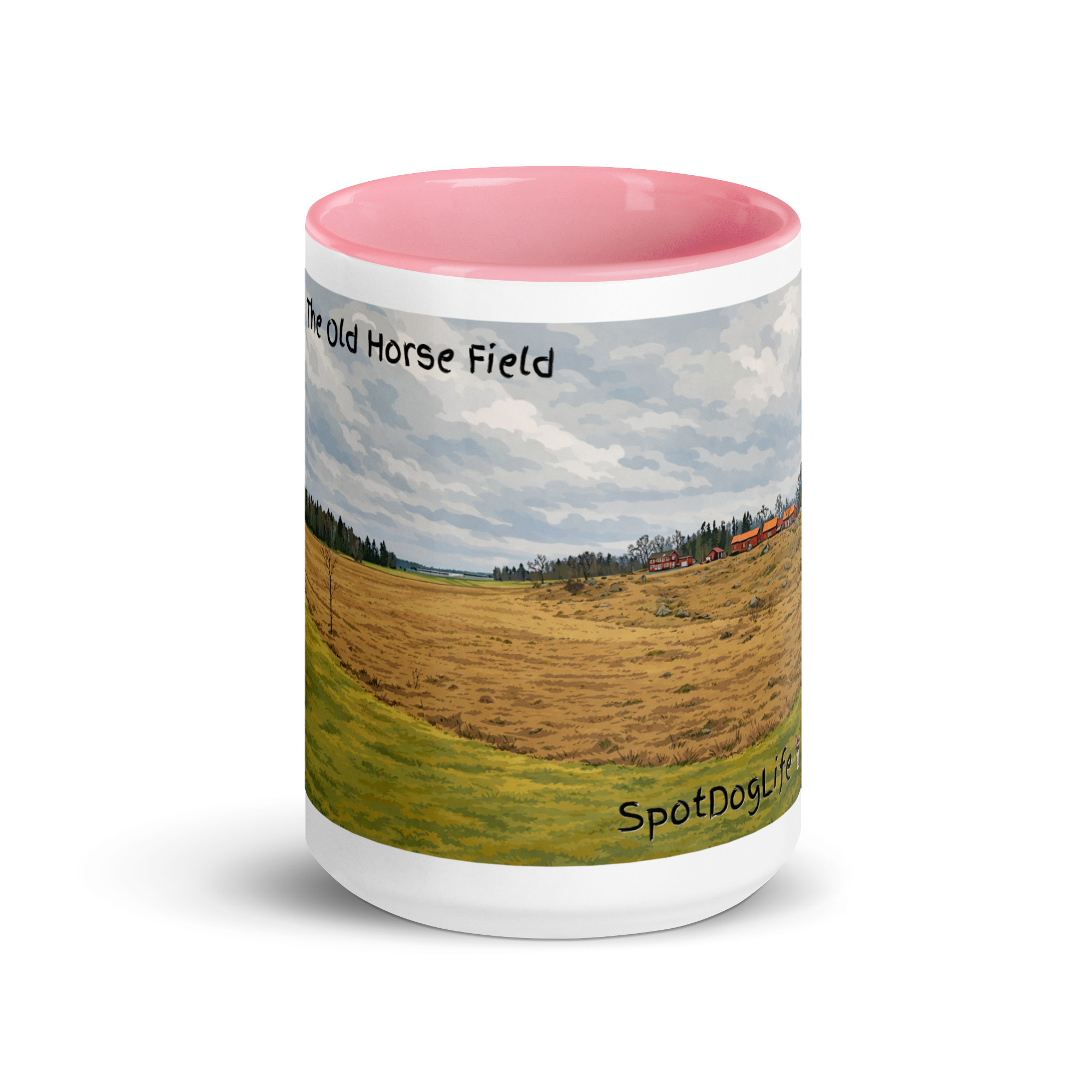 Mug with Color Inside `"Old Horse Field´´ SpotDogLife - Image 16
