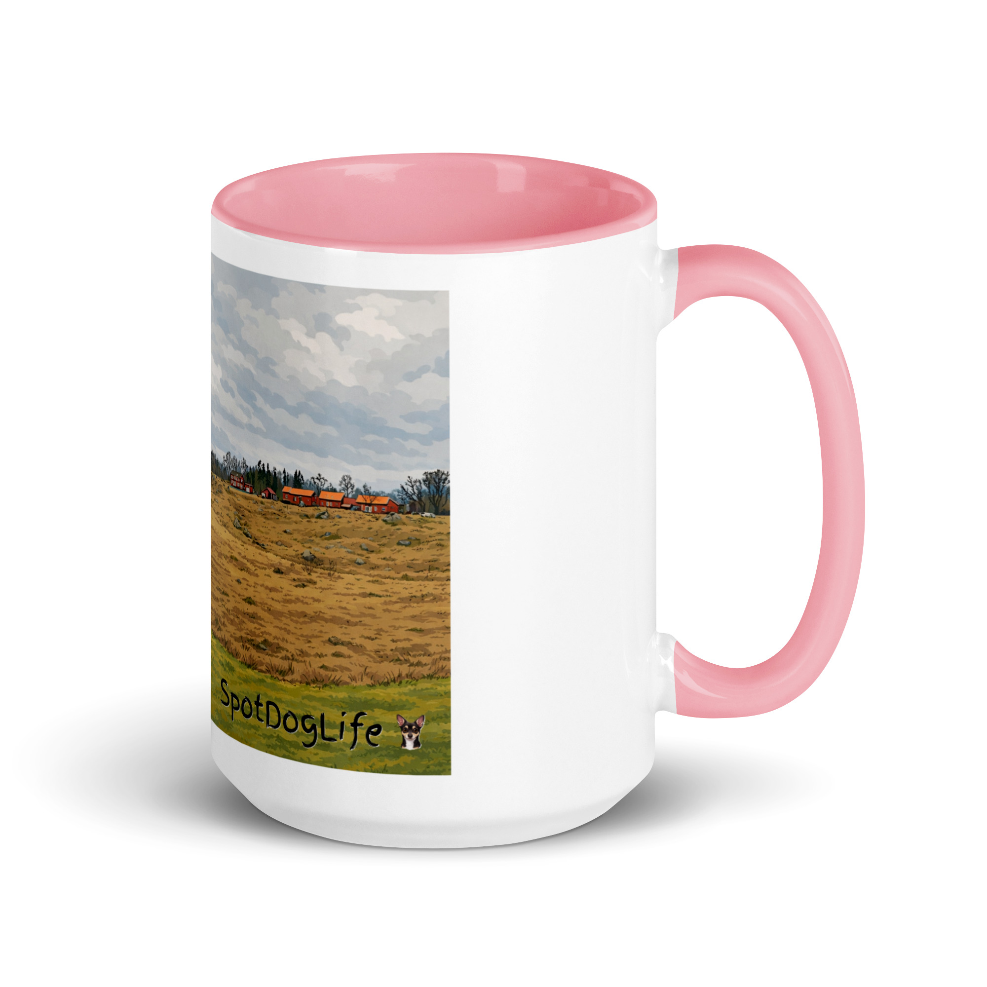 Mug with Color Inside `"Old Horse Field´´ SpotDogLife - Image 26