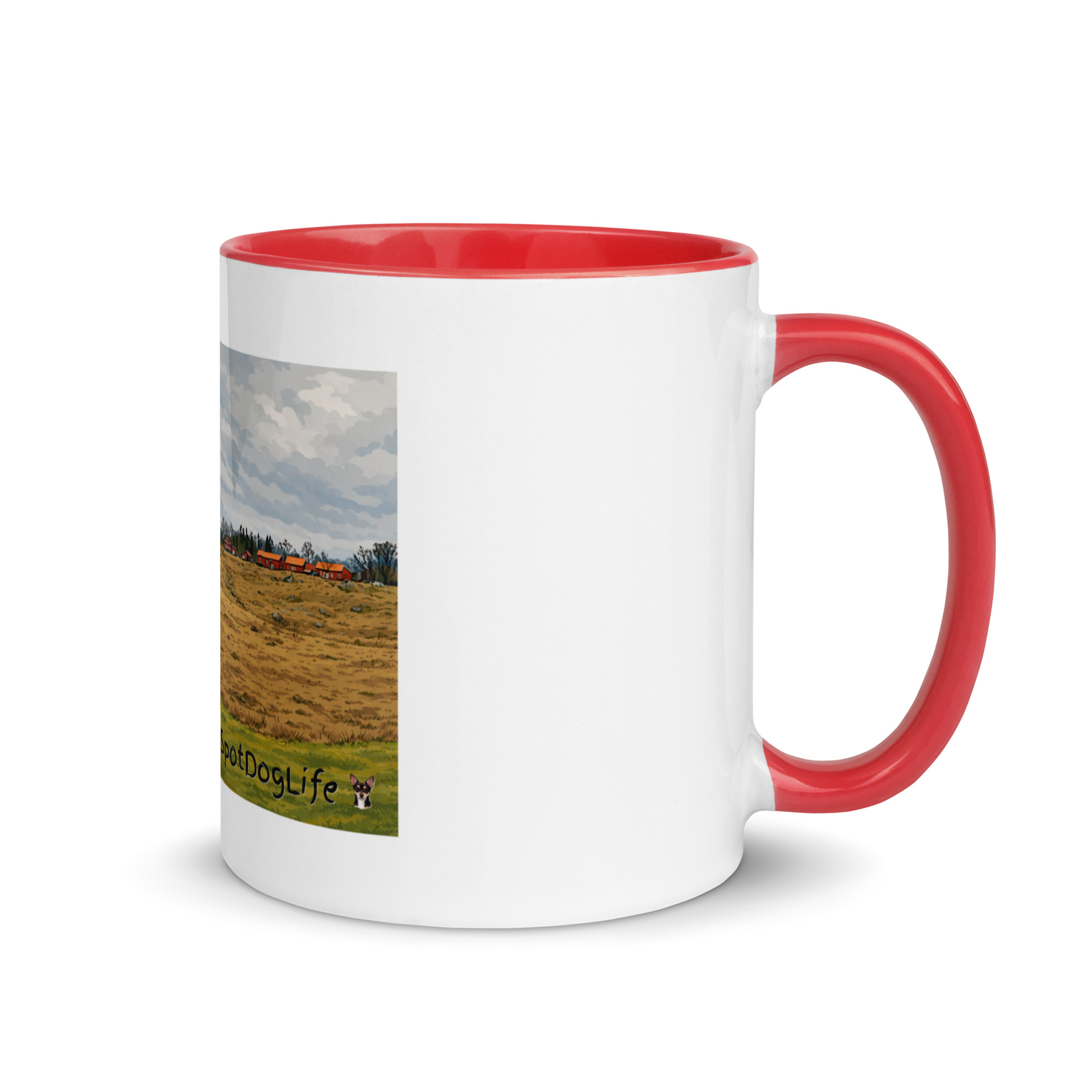 Mug with Color Inside `"Old Horse Field´´ SpotDogLife - Image 10