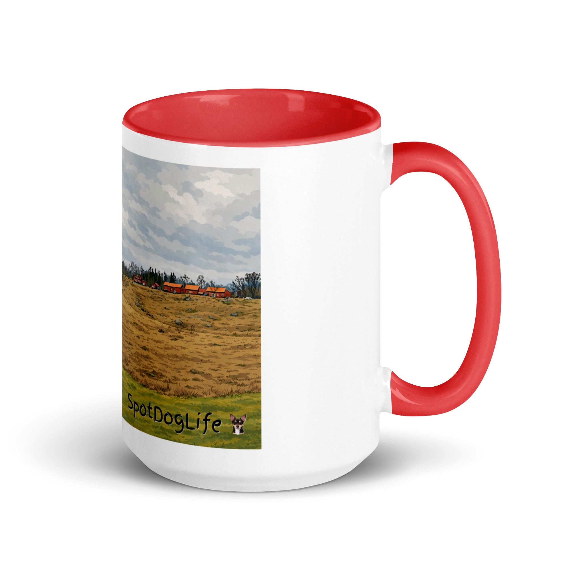 Mug with Color Inside `"Old Horse Field´´ SpotDogLife - Image 24