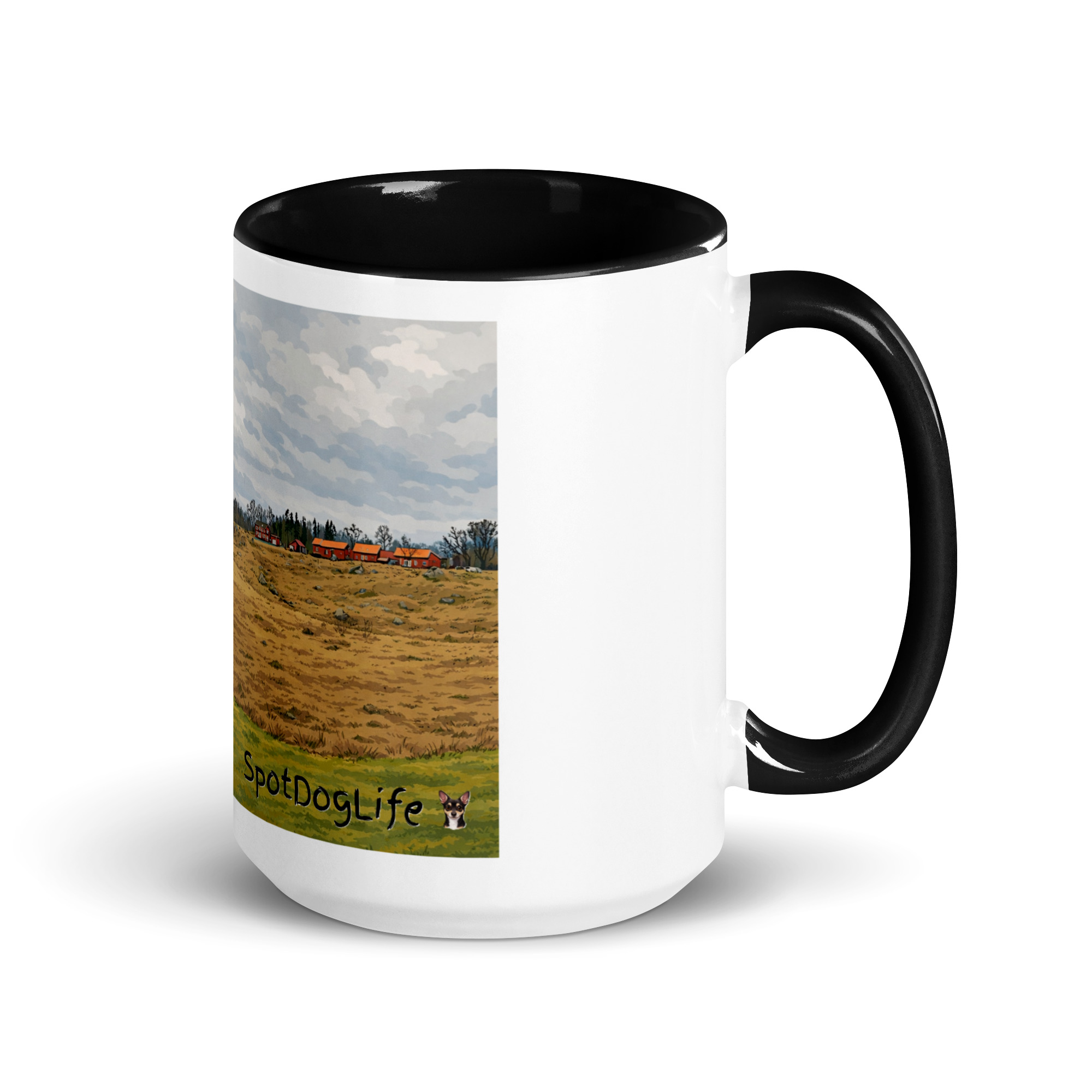 Mug with Color Inside `"Old Horse Field´´ SpotDogLife - Image 27