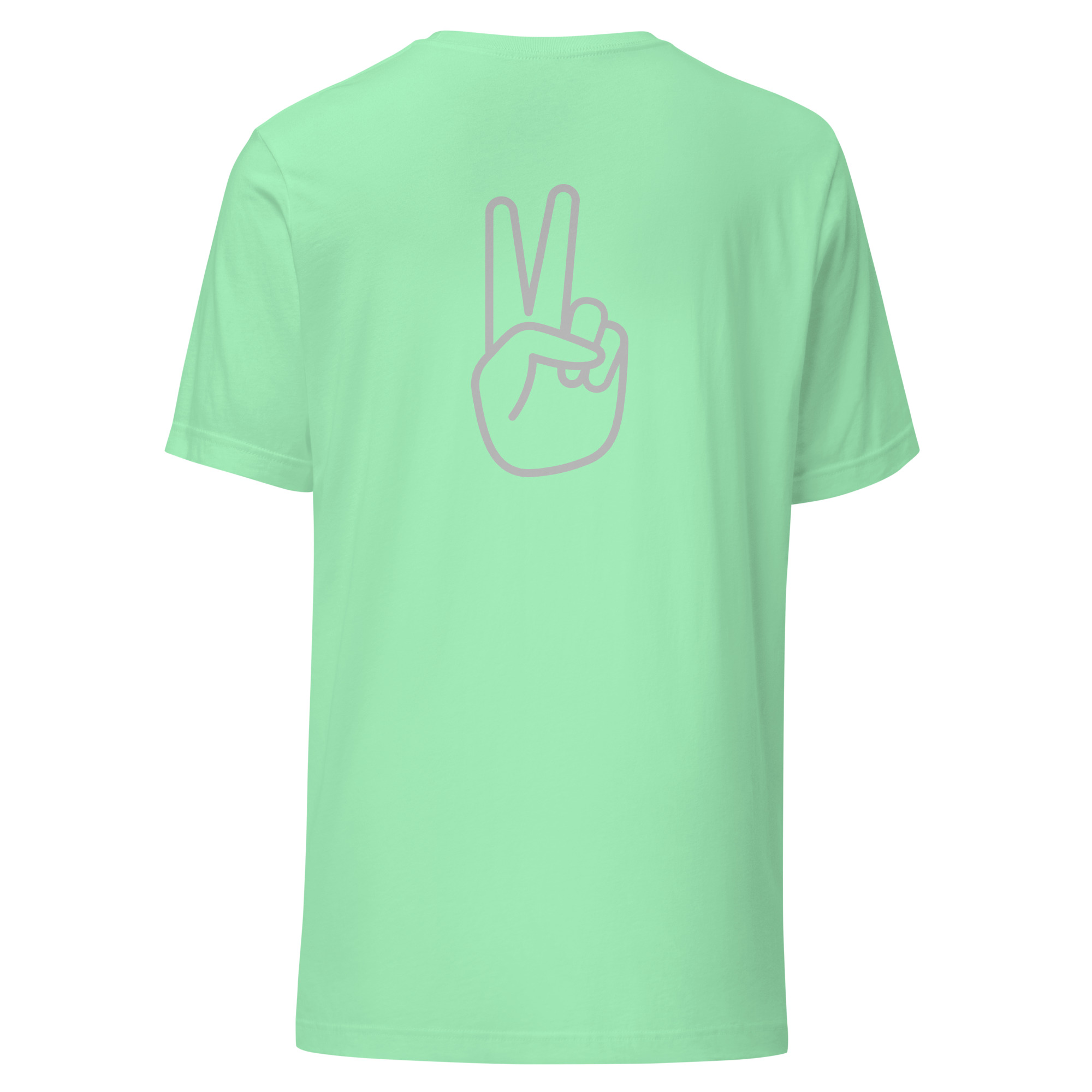 Mens t-shirt w/ silver print "Pease" SpotDoglife - Image 19