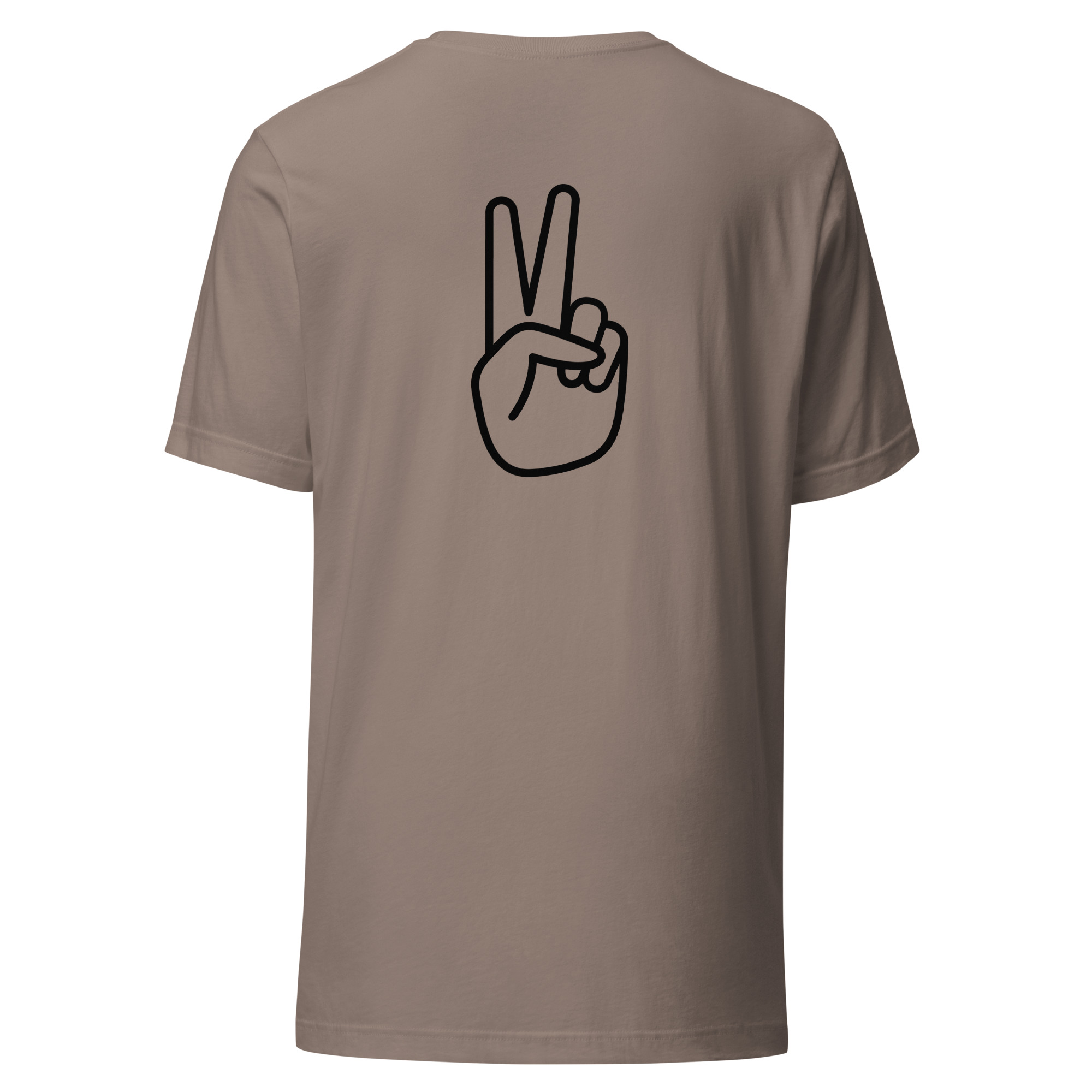 Mens t-shirt w/ black print "Pease" SpotDoglife - Image 9