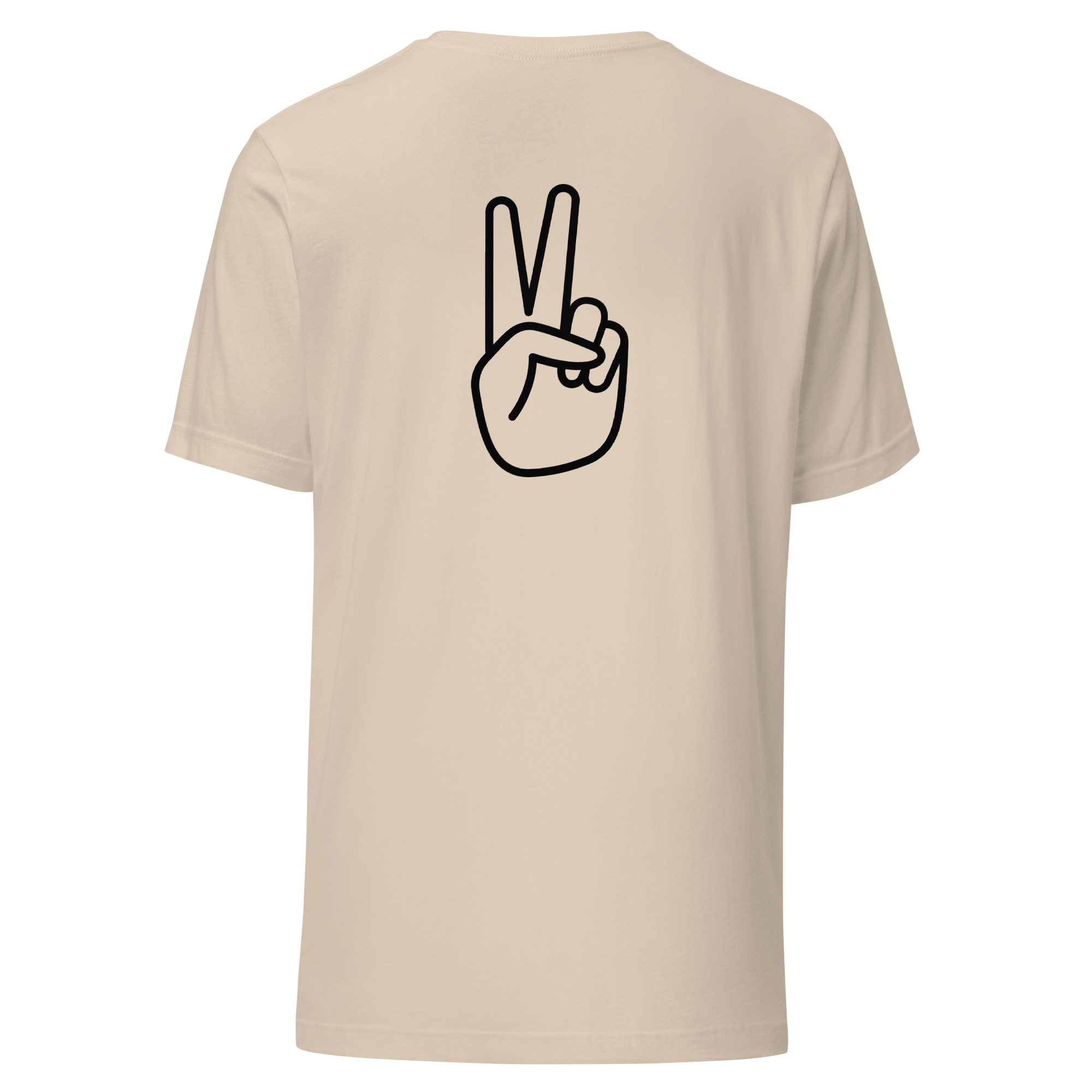 Mens t-shirt w/ black print "Pease" SpotDoglife - Image 12