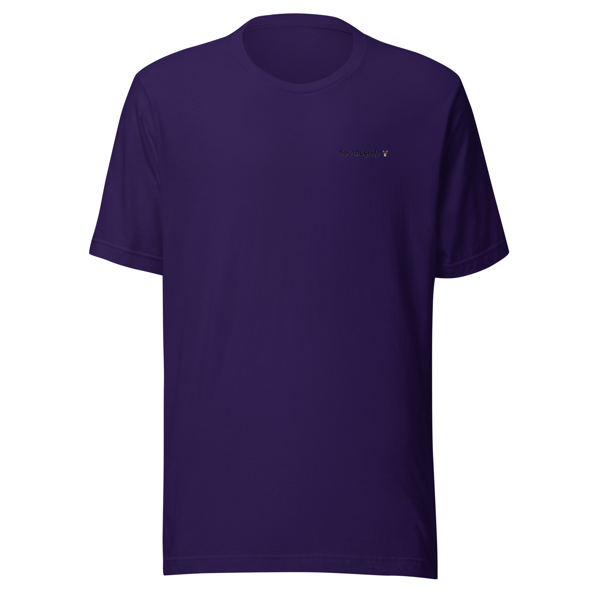Mens t-shirt w/ silver print "Pease" SpotDoglife - Image 2