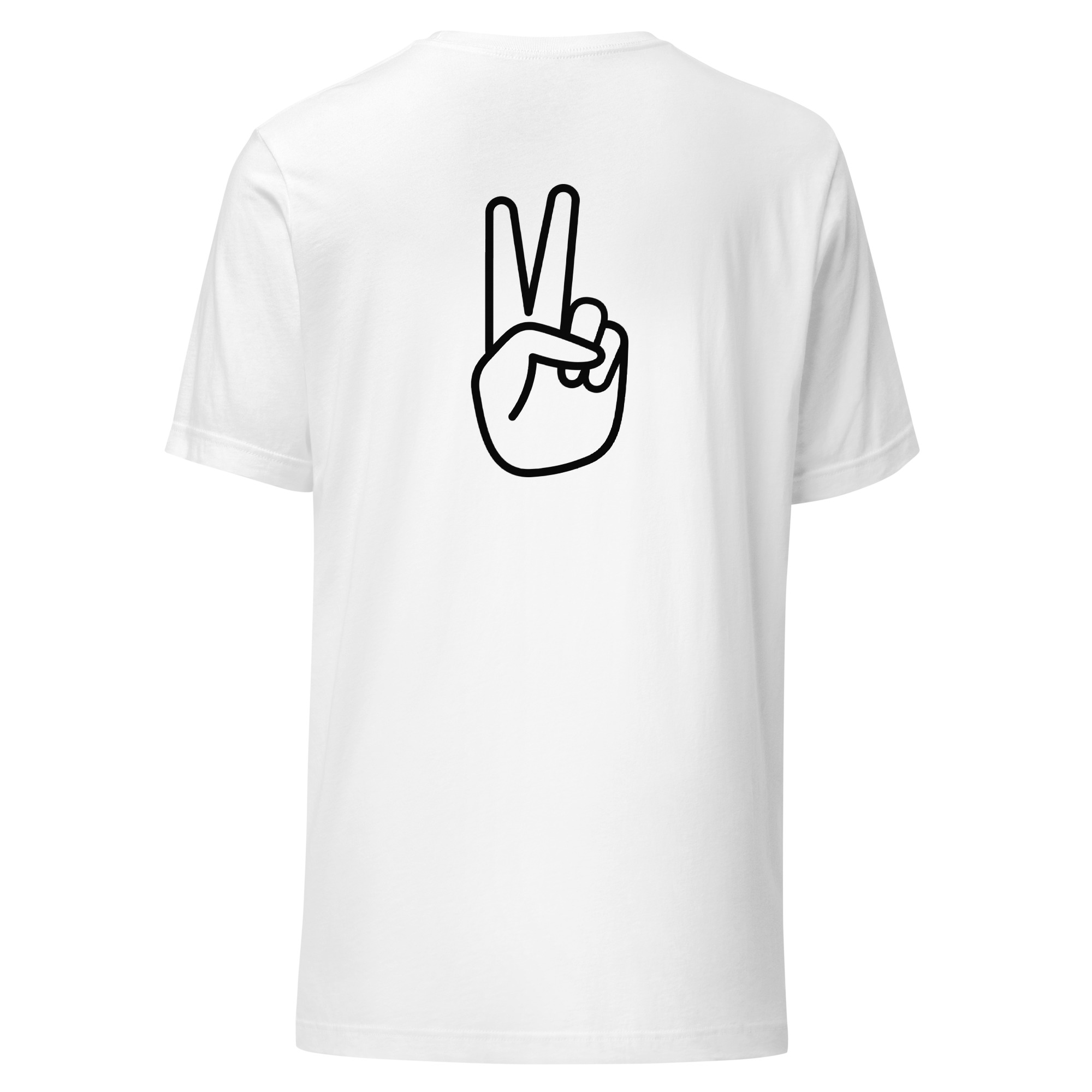 Mens t-shirt w/ black print "Pease" SpotDoglife - Image 14
